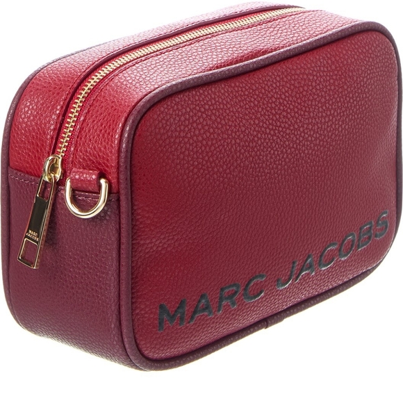 Marc Jacobs Bi Color Bold Flash Leather Camera Bag Red - Picture 4 of 16